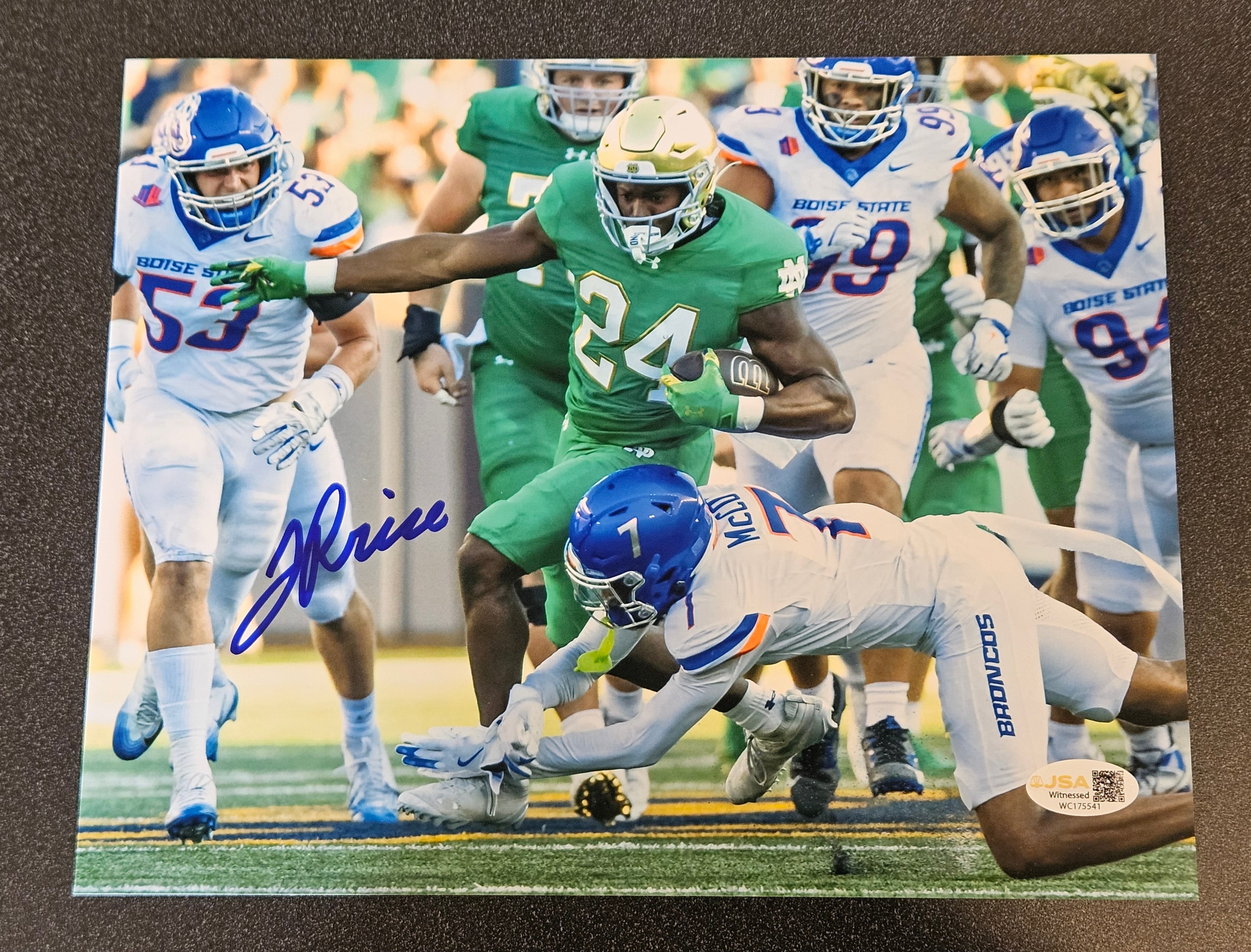 Jadarian Price Signed/Autographed 8x10 Photo Varation 1