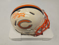 Chicago Bears D'Marco Jackson Signed Retro Riddell Mini Helmet JSA Witnessed