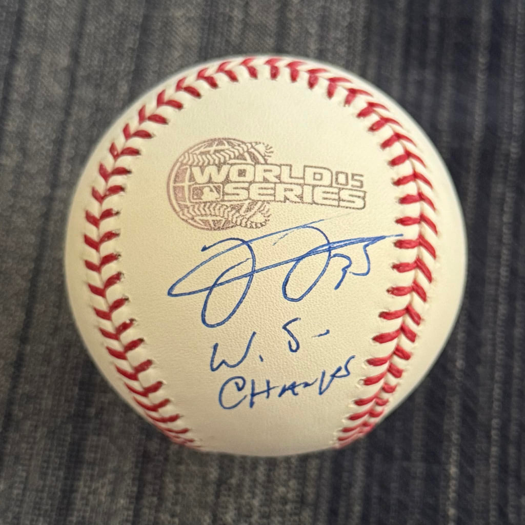 Frank Thomas SIGNED/AUTOGRAPHED World Series 2005 Logo inscribed WITNESS