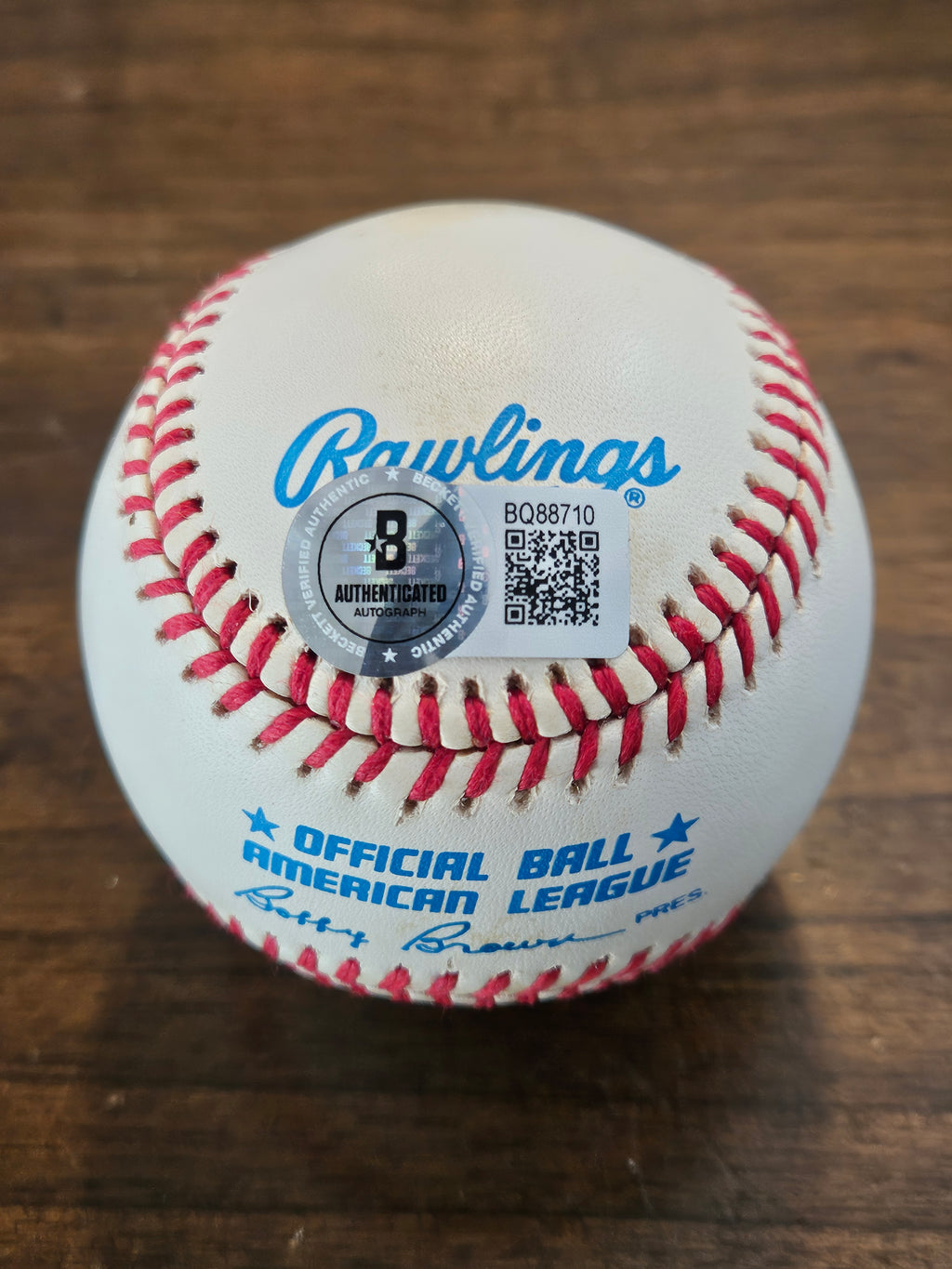 Carl Yastrzemski BAS COA Autographed American League Signed Baseball