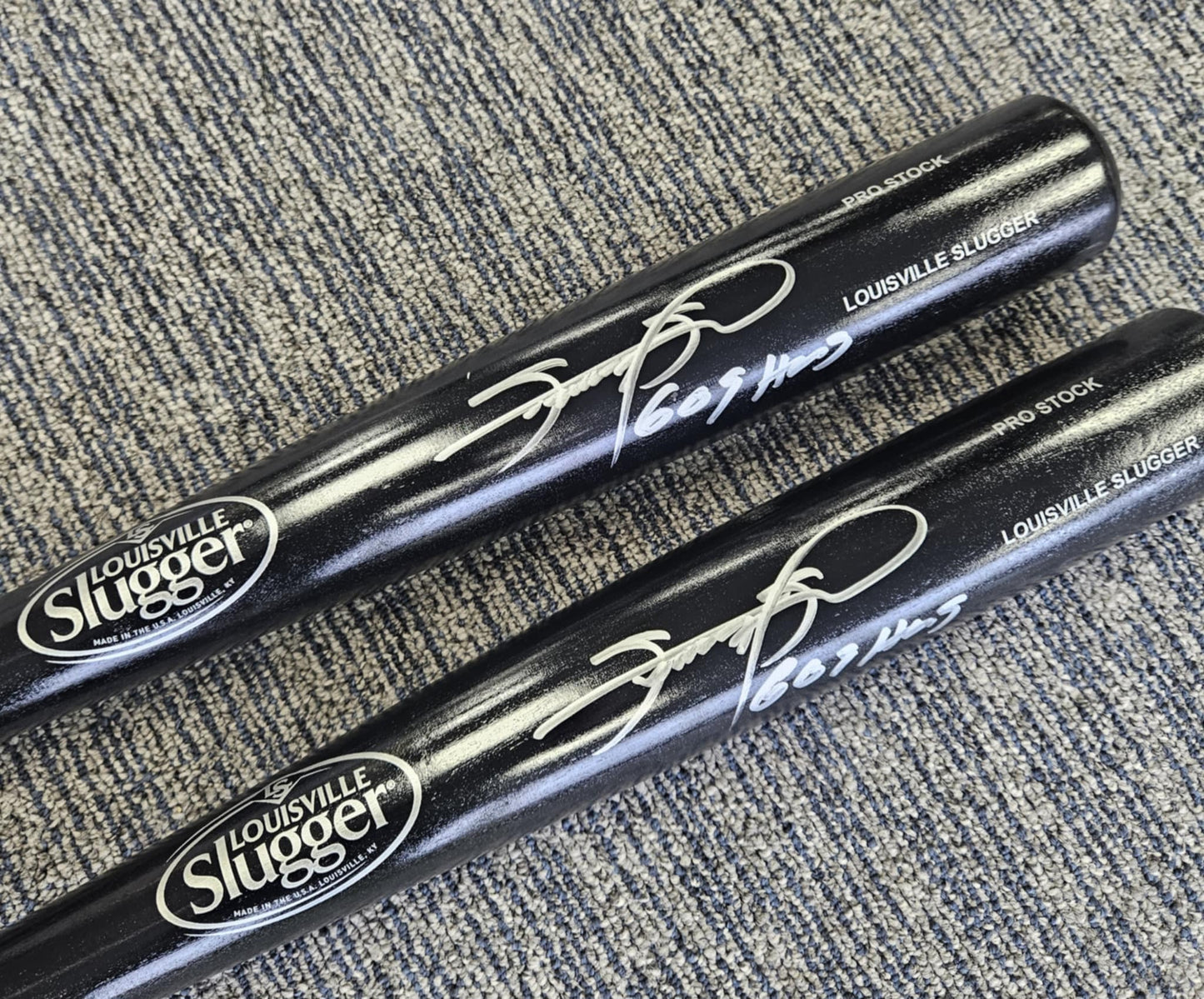 Auto/Autographed Sammy Sosa Chicago Cubs Blonde Louisville Slugger 609 HRS INSCRIPTION Bat BAS