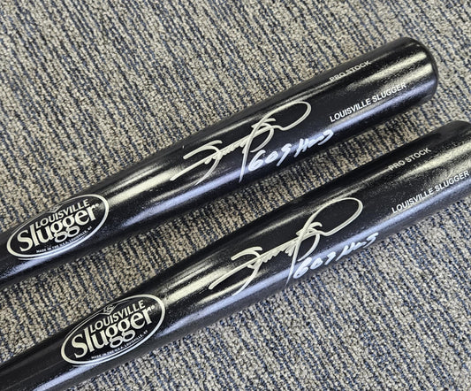 Auto/Autographed Sammy Sosa Chicago Cubs Blonde Louisville Slugger 609 HRS INSCRIPTION Bat BAS