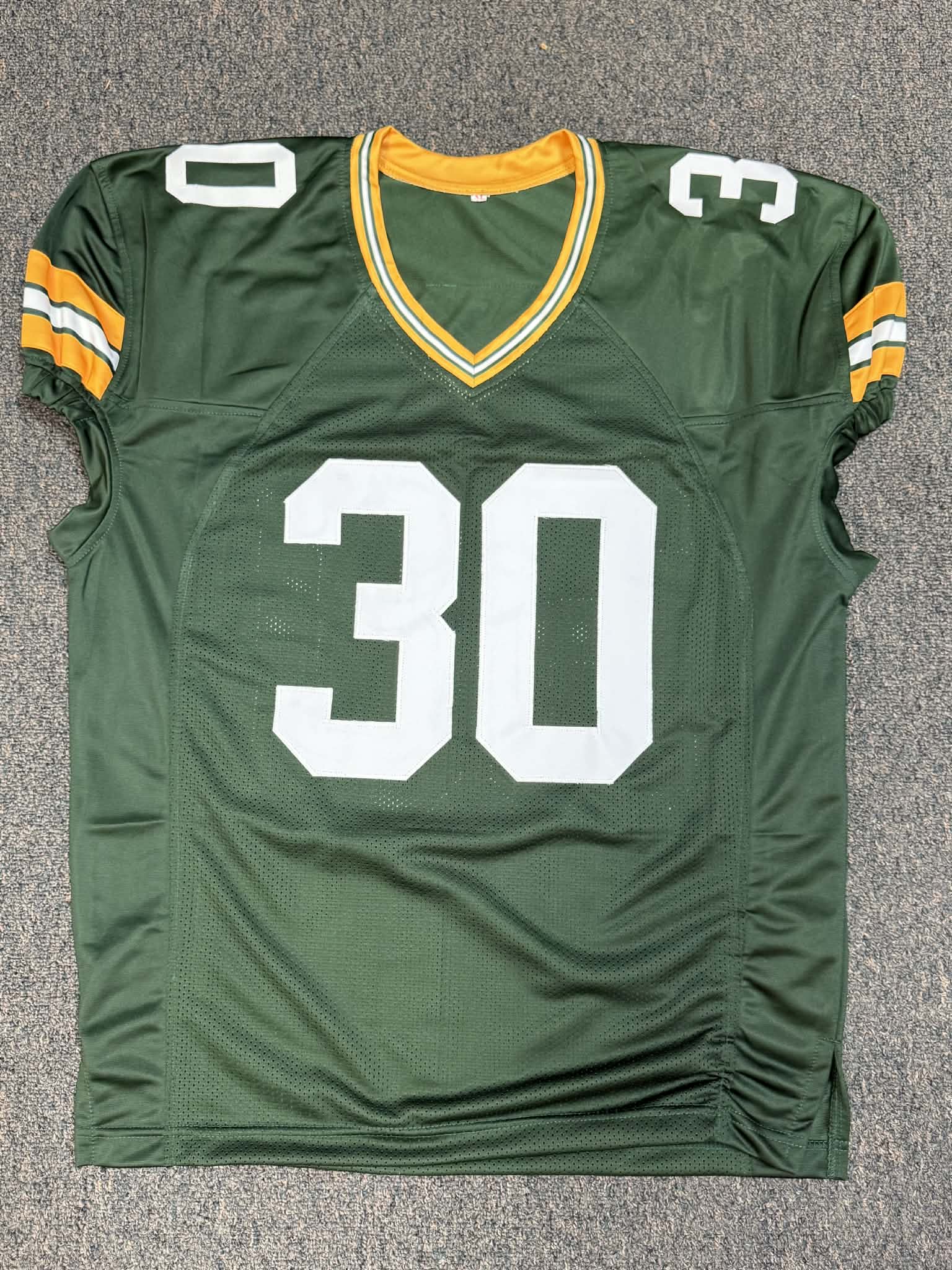 Ahman Green Signed Custom Green Bay Packers Jersey JSA WITNESS COA GAME Cut