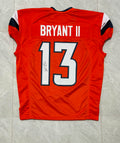 Pat Bryant Signed Denver Orange Football Game Cut Jersey JSA