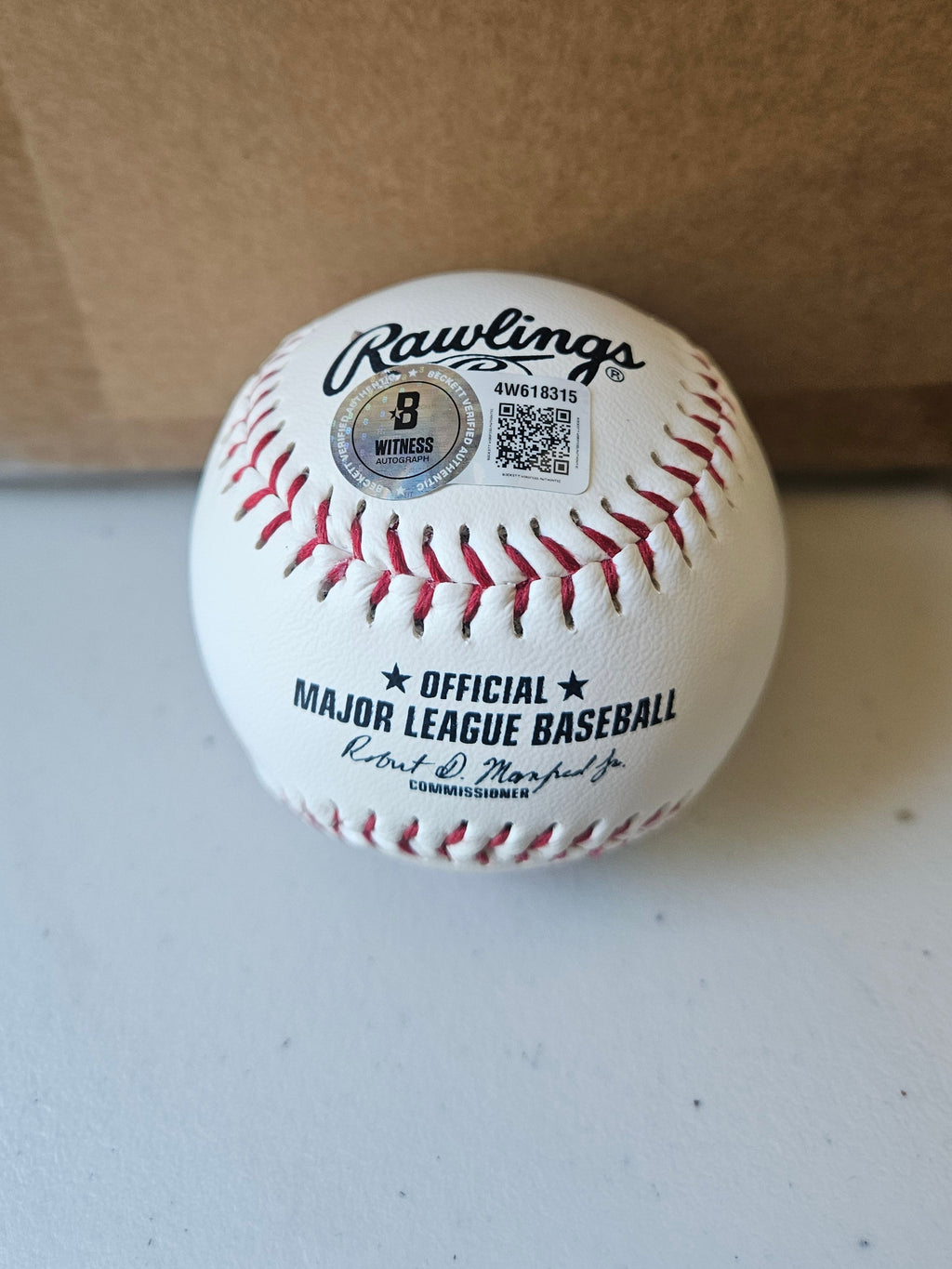 Sammy Sosa Cubs Logo Baseball Signed/Autographed "Slammin Sammy" BAS COA