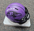 Zay Flowers Autographed Baltimore Ravens Rave Mini Helmet Beckett