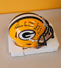 Ahman Green Signed Green Bay Packers Speed Mini Helmet Bears Still Suck JSA WITN
