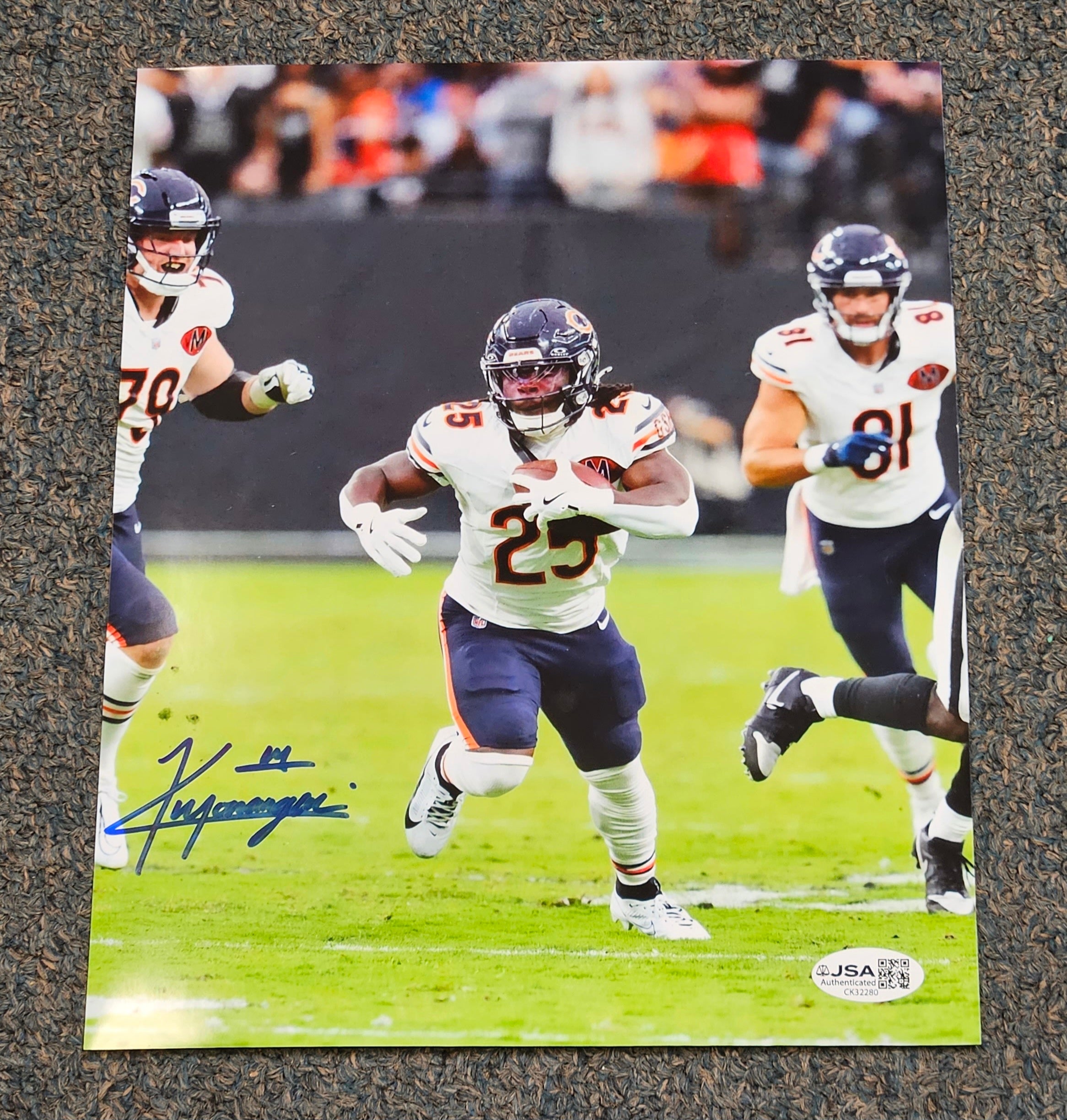 KYLE MONANGAI signed autographed CHICAGO BEARS 8X10 photo w/ COA JSA