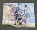 Nahshon Wright & Kevin Byard Dual signed autographed CHICAGO BEARS 16x20 w/ JSA