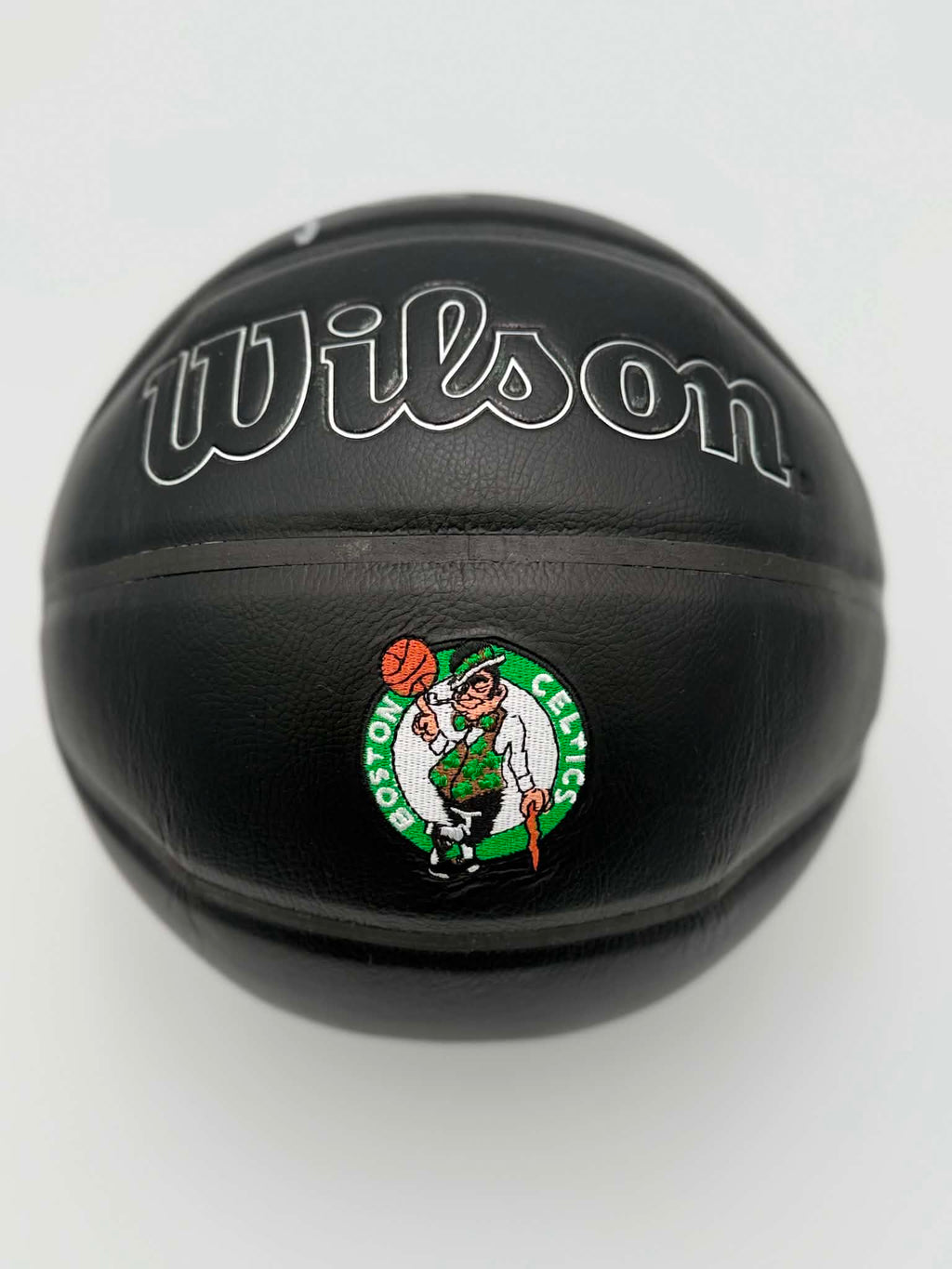 Celtics Kevin Garnett Authentic Signed Wilson Celtics Basketball JSA Witne Logo