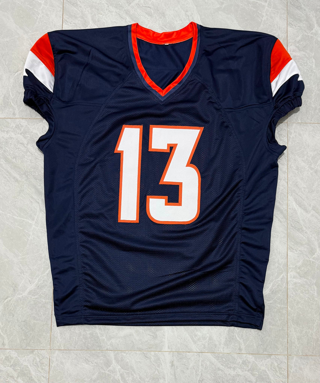 Pat Bryant Signed Denver Navy Football Game Cut Jersey JSA