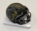 Jaylin Noel Signed Autographed Houston Texans STS Mini Helmet JSA COA