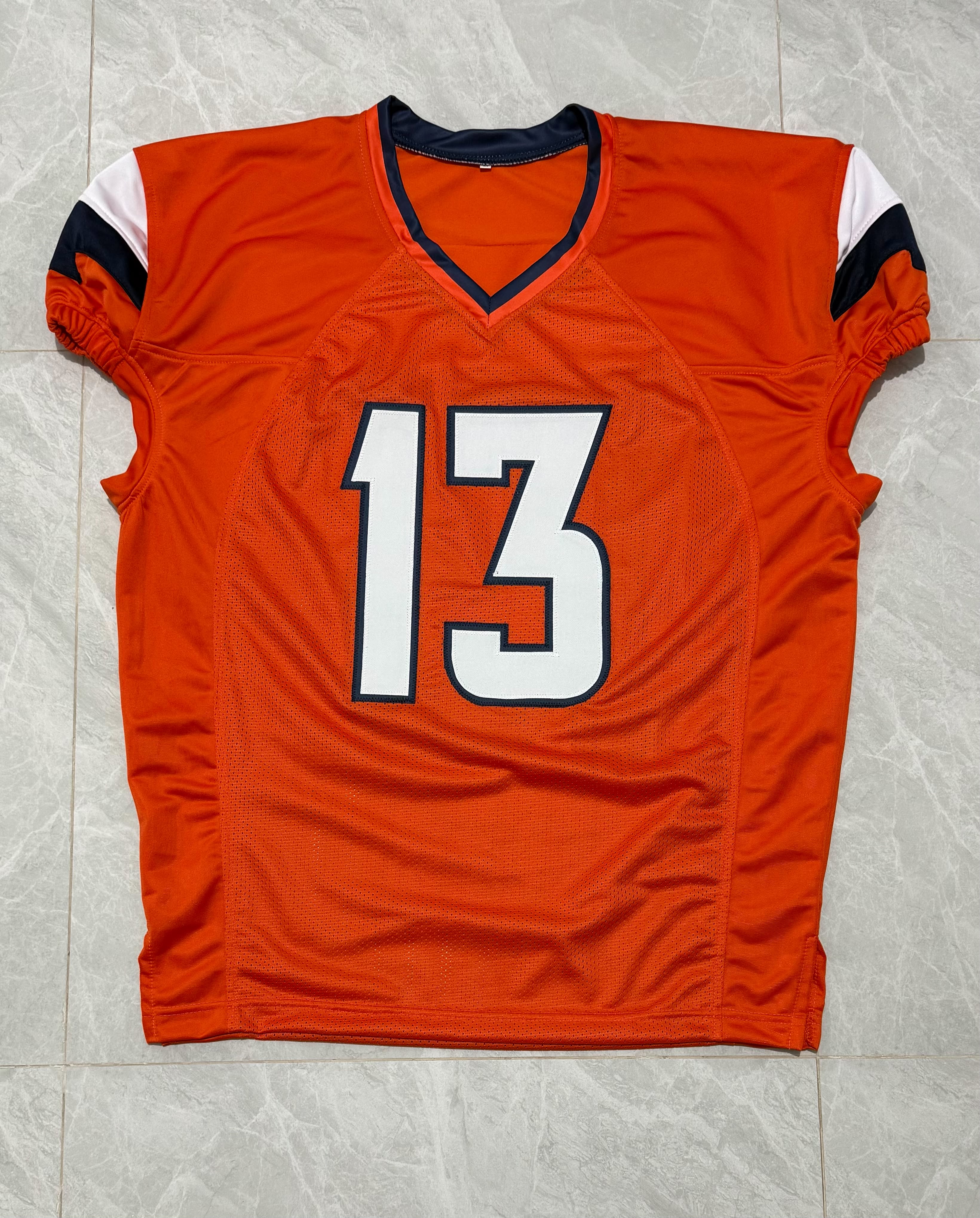 Pat Bryant Signed Denver Orange Football Game Cut Jersey JSA