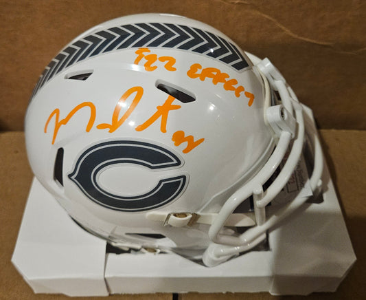 Auto/Autographed MONTEZ SWEAT NEW STS "Tez Effect" Mini Football Helmet JSA