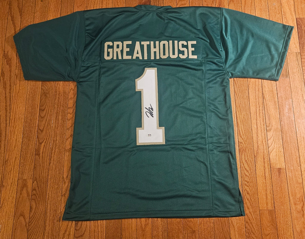 Jaden Greathouse Signed Navy Jersey Notre Dame Football Autographed Auto PSA COA