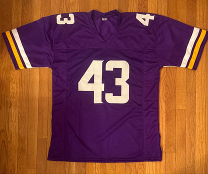 Auto/Autograped Andrew Van Ginkel Minnesota Vikings Home Custom Jersey JSA