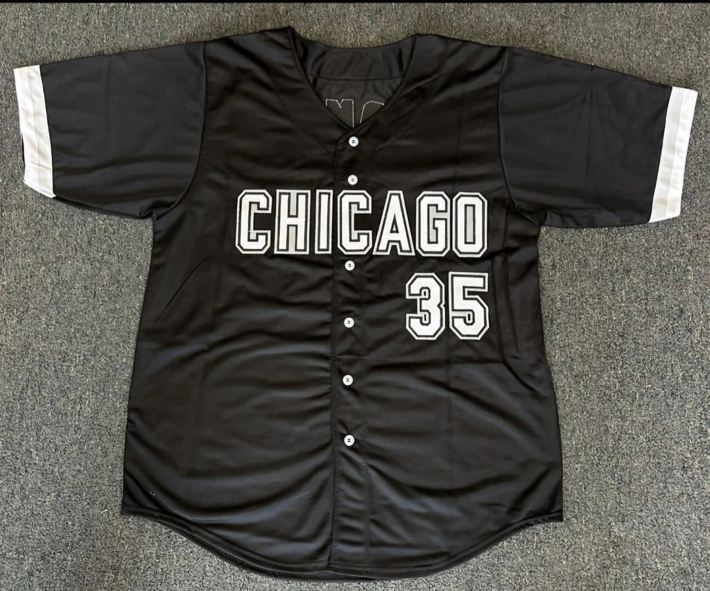 Frank Thomas Chicago White Sox Autographed Custom Style Jersey JSA-
