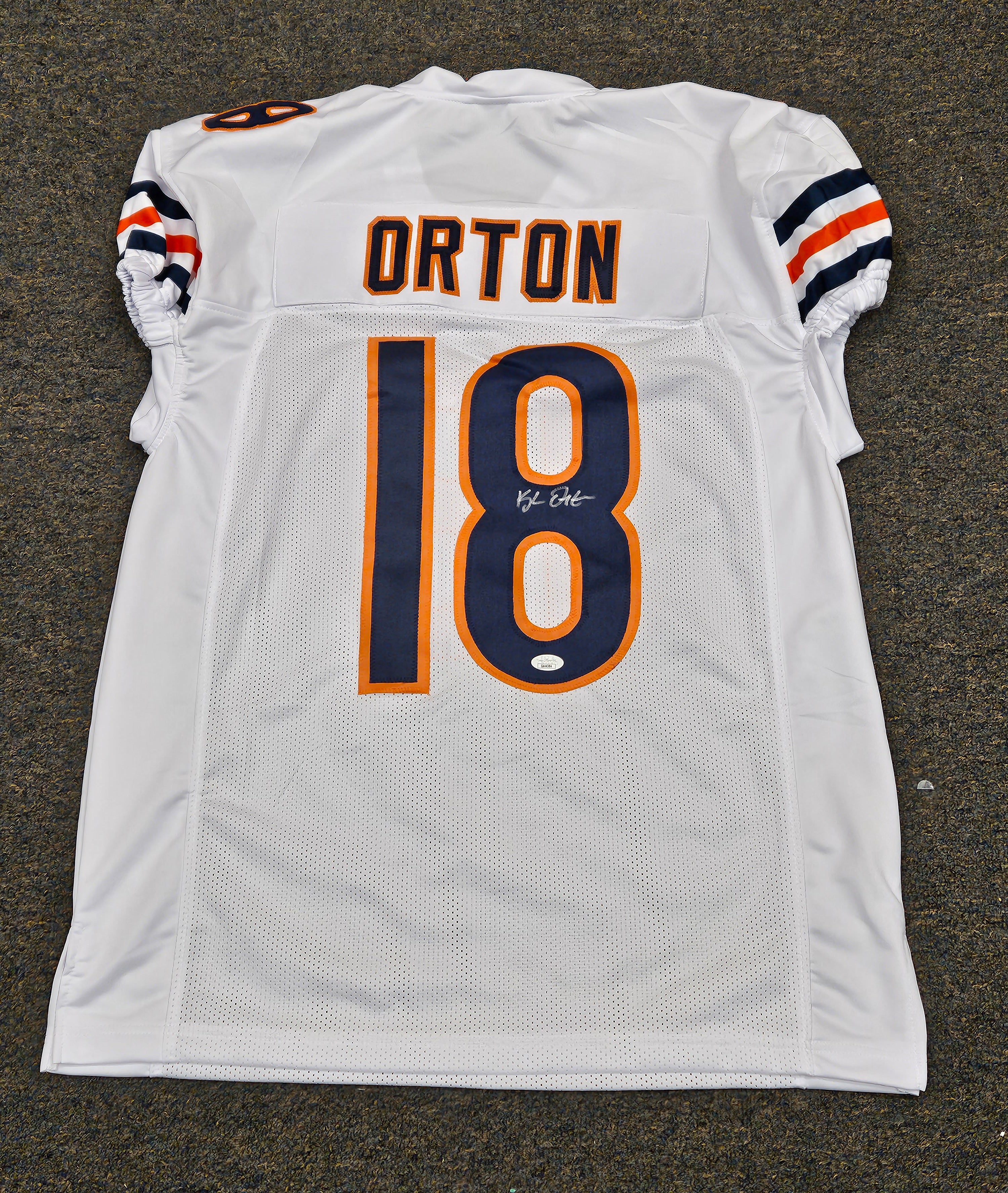 Kyle Orton Signed/Autographed Custom White Chicago Bears Jersey JSA COA Game Cut