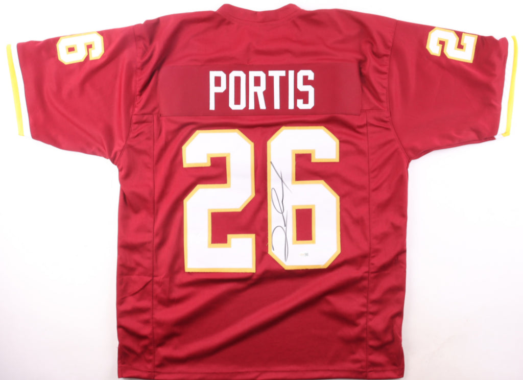 Clinton Portis Signed Washington Red Football Jersey JSA