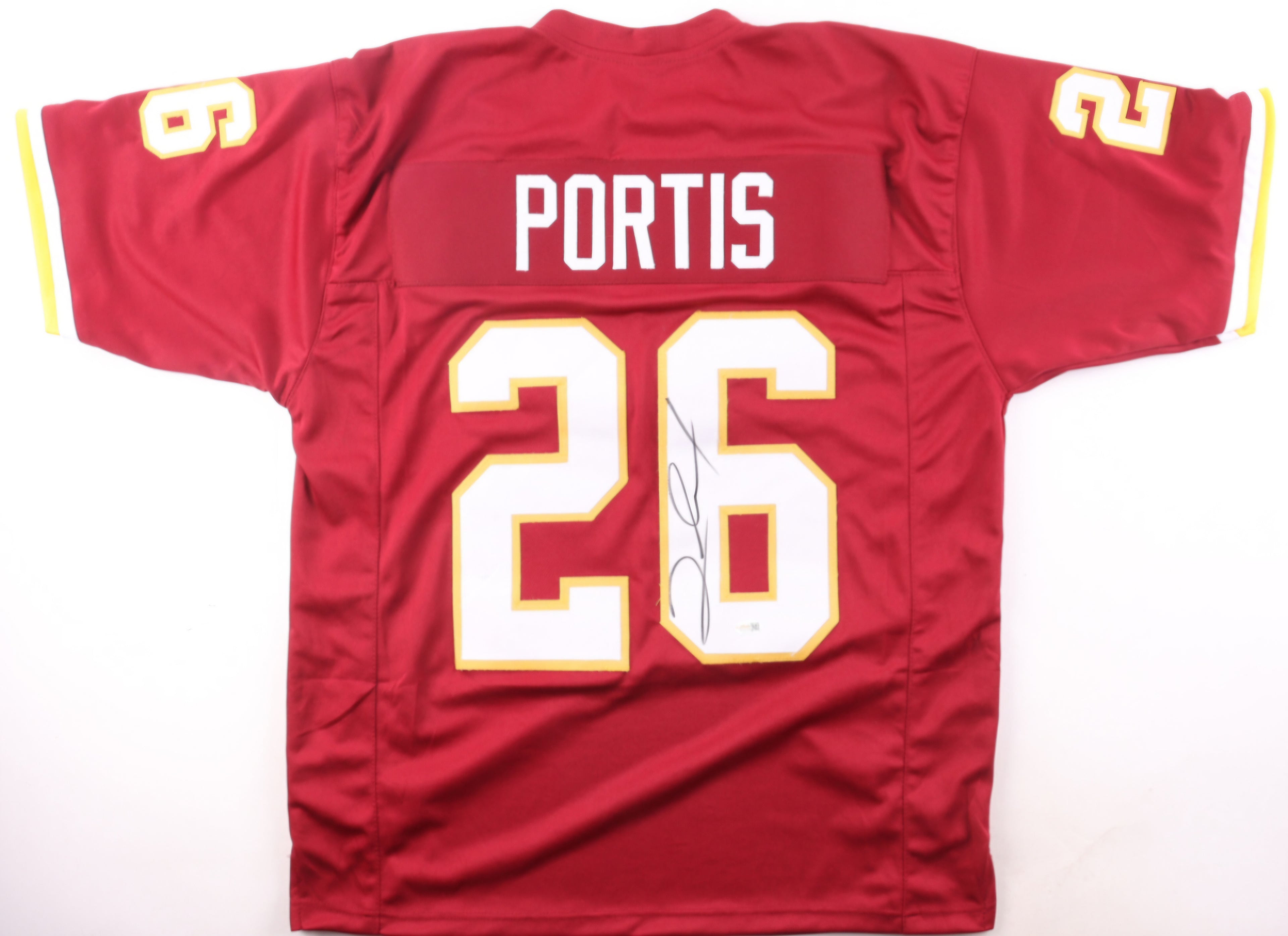 Clinton Portis Signed Washington Red Football Jersey JSA