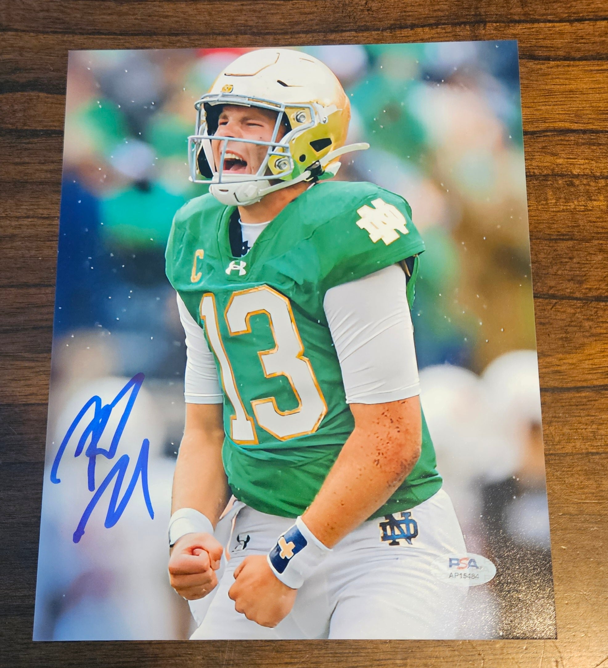 Riley Leonard Image 4 Signed/Autographed PSA 8x10