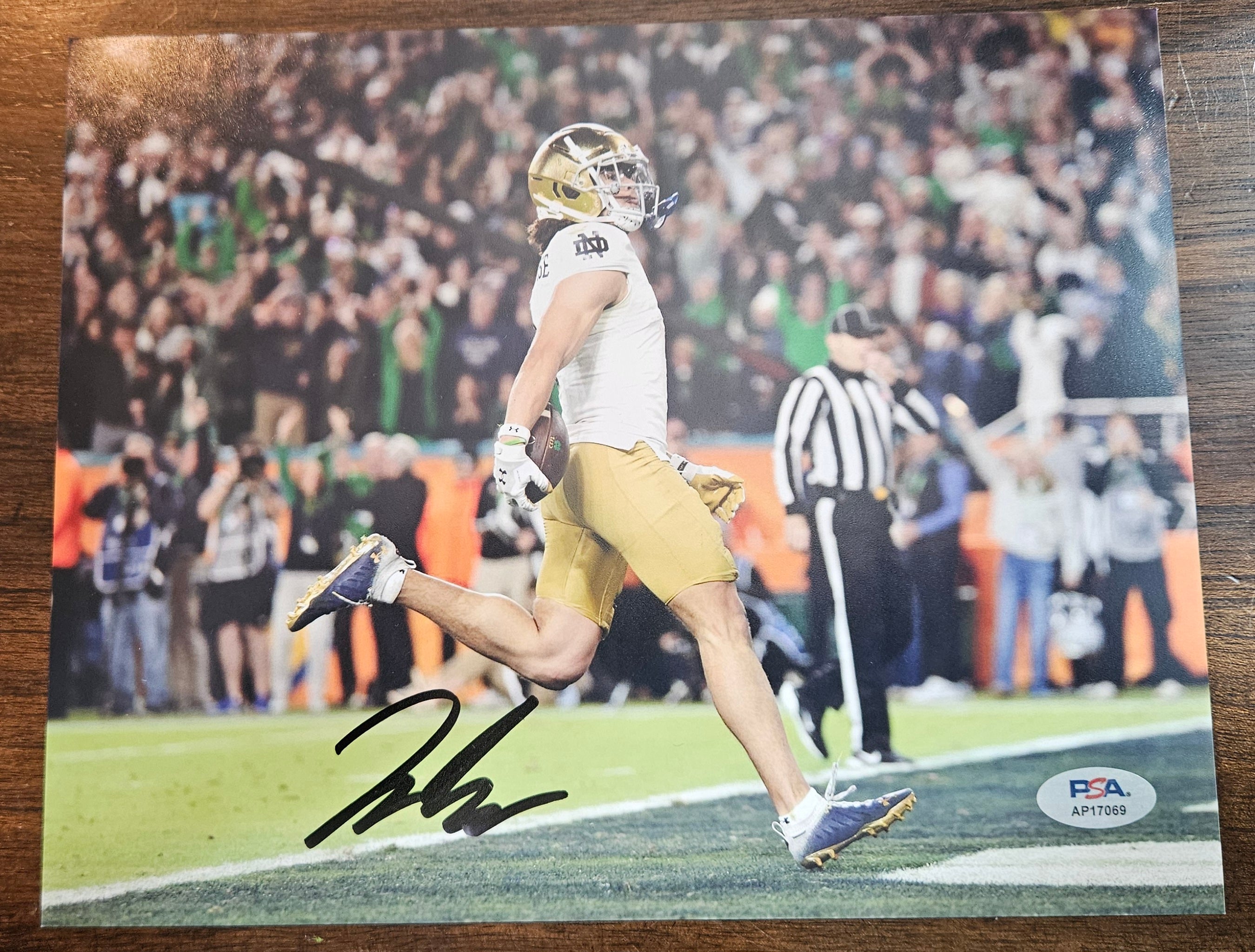 Auto/Autographed Jaden Greathouse Orange TD 8x10 PSA COA