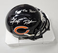 KYLE MONANGAI & D'ANDRE SWIFT DUAL SIGNED "F THE PACK" MINI HELMET JSA