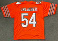 Brian Urlacher Autographed Chicago Custom Orange Football Jersey-BAS XL