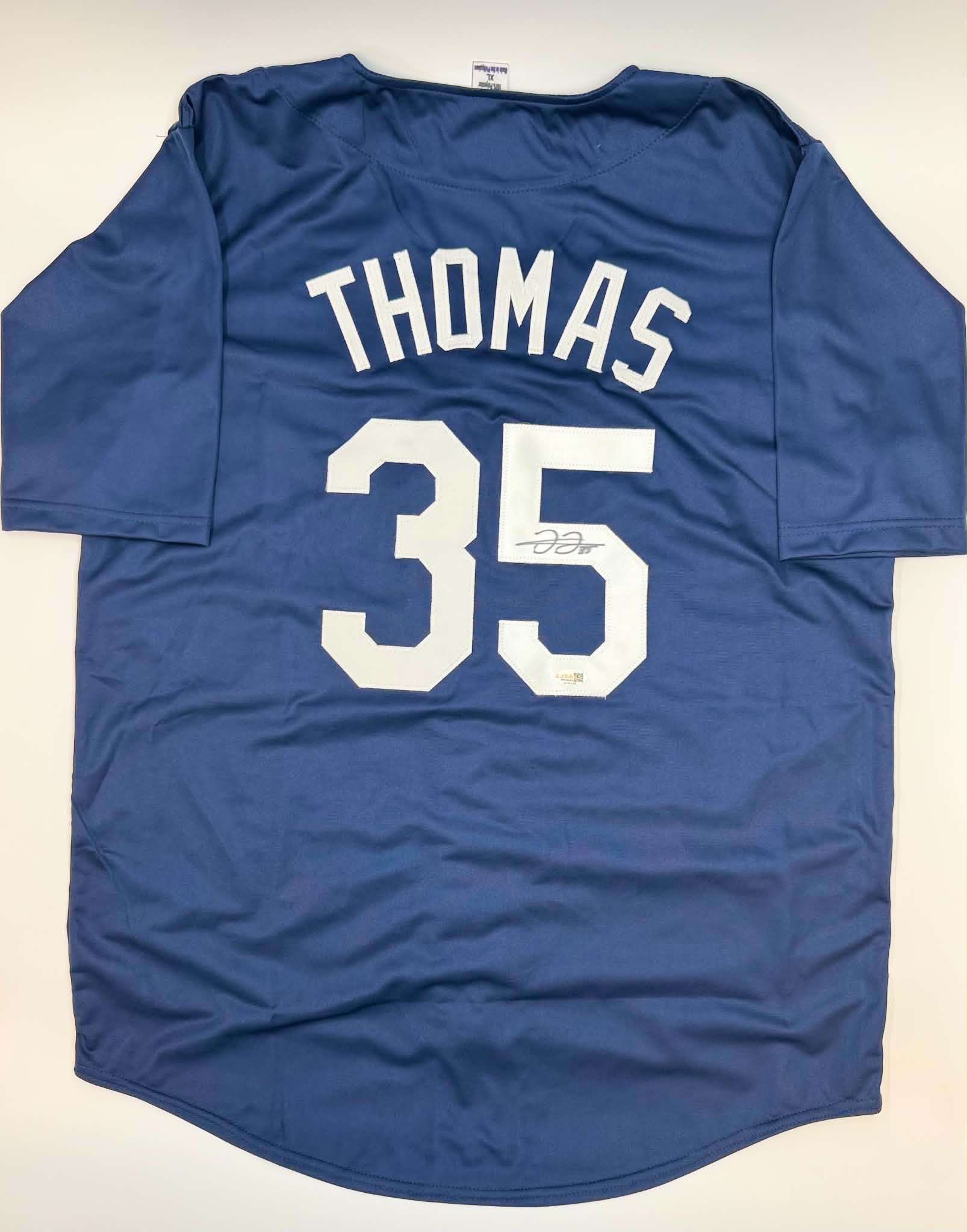 Frank Thomas HOF Signed Rare Auburn College Baseball Jersey AUTO JSA Sz XL