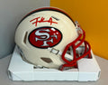 NEW FRANK GORE SAN FRANCISCO 49'ERS NEW RETRO AUTOGRAPHED MINI HELMET BAS COA