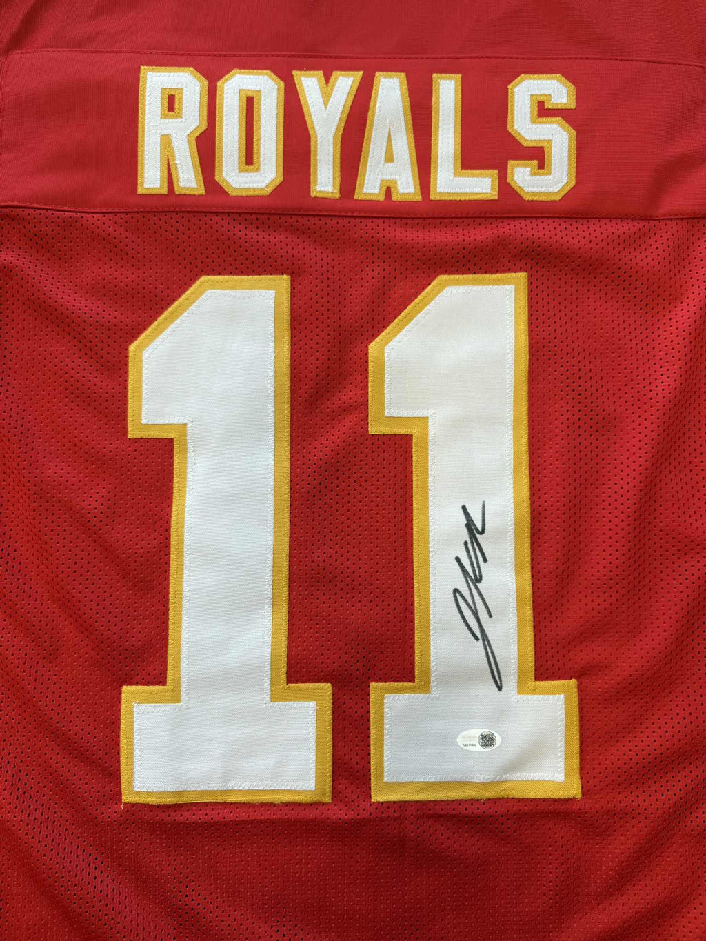 Jalen Royals Signed Custom Kansas City Chiefs Jersey JSA WITNESS COA