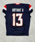 Pat Bryant Signed Denver Navy Football Game Cut Jersey JSA