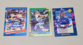Sammy Sosa Signed (3) Card Pack Dual Inscribed (JSA WITNESS)