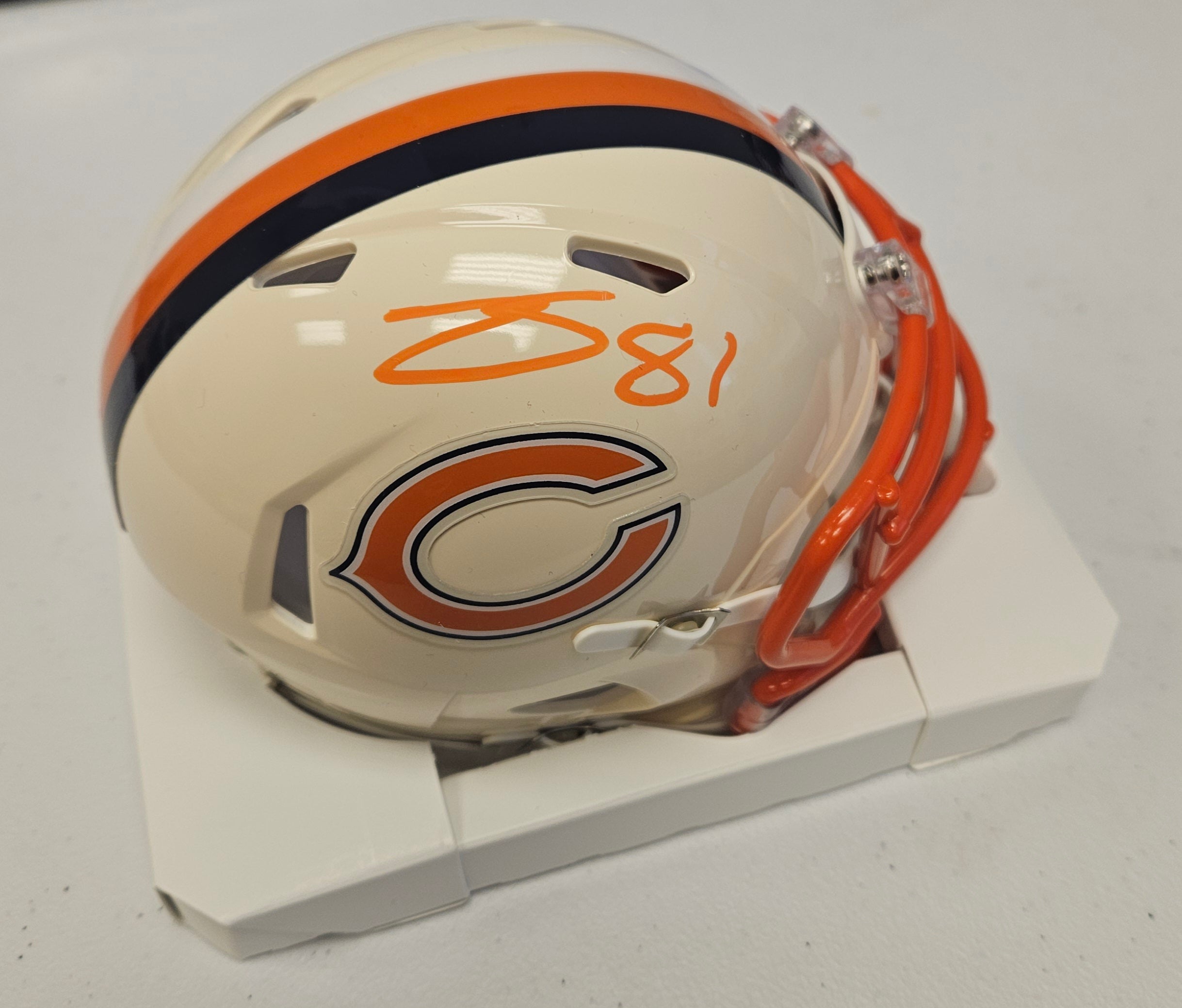 Chicago Bears Zavion Thomas Signed Retro Mini Helmet JSA WITNESS – 24-7 Collectibles LLC
