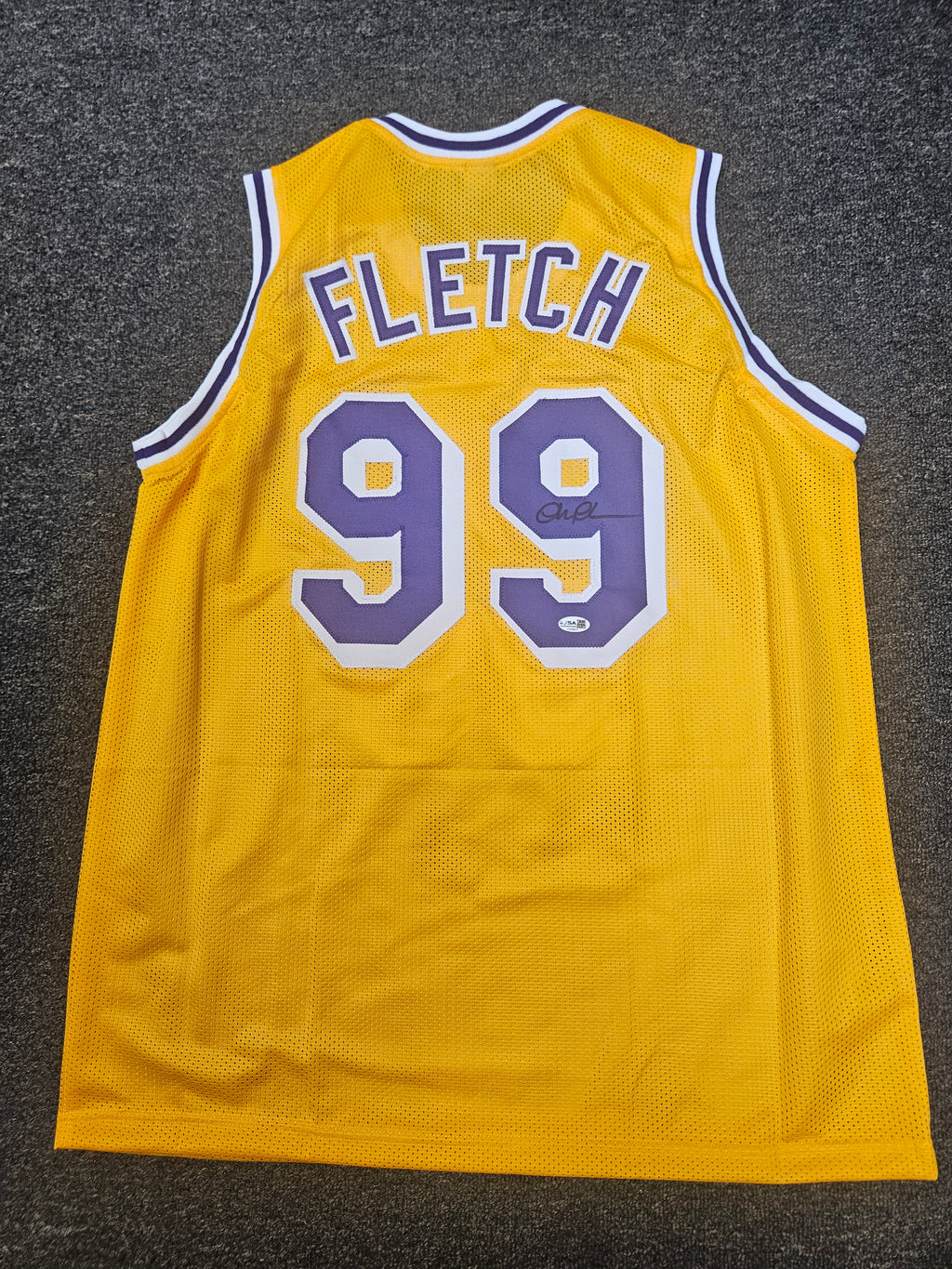 Chevy Chase Autographed Fletch Custom Basketball Jersey - JSA COA