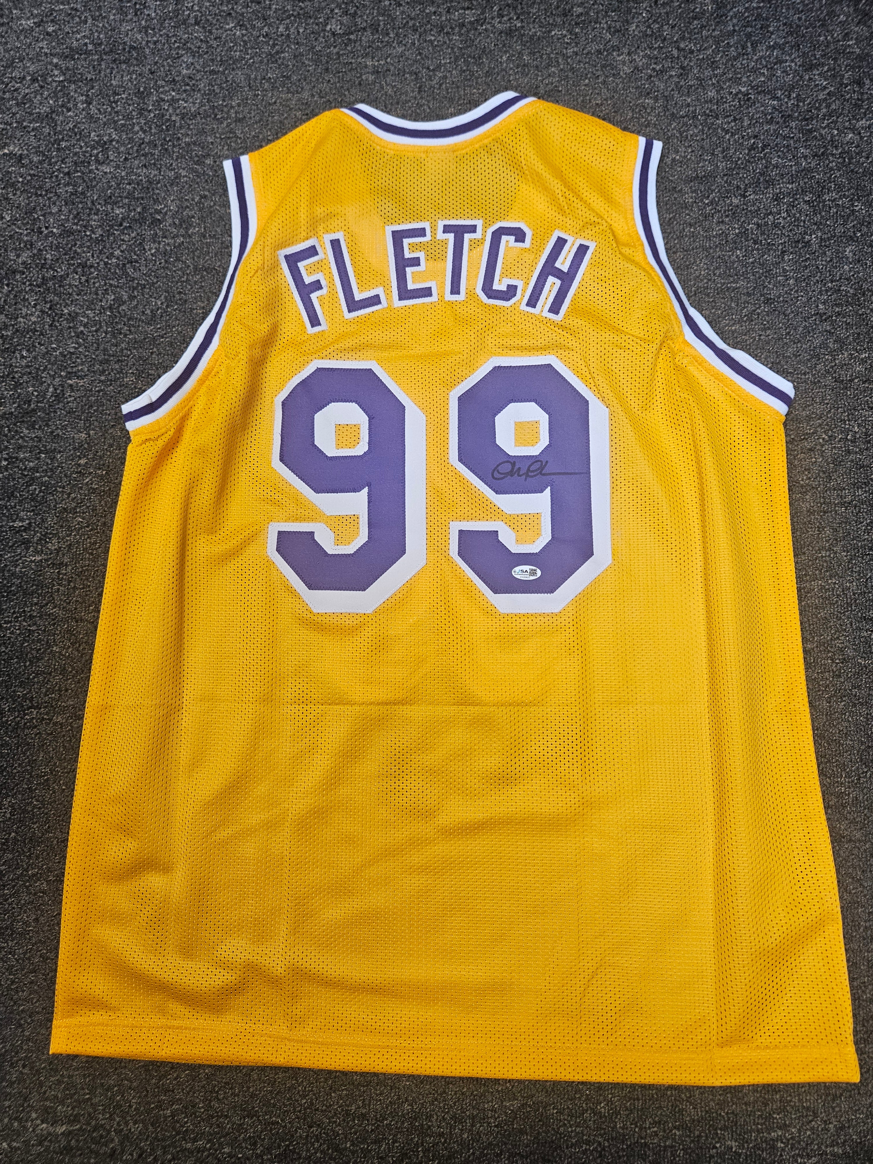 Chevy Chase Autographed Fletch Custom Basketball Jersey - JSA COA