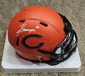 Kyle Monangai Signed/Autographed Rave Mini Chicago Bears JSA WITNESS