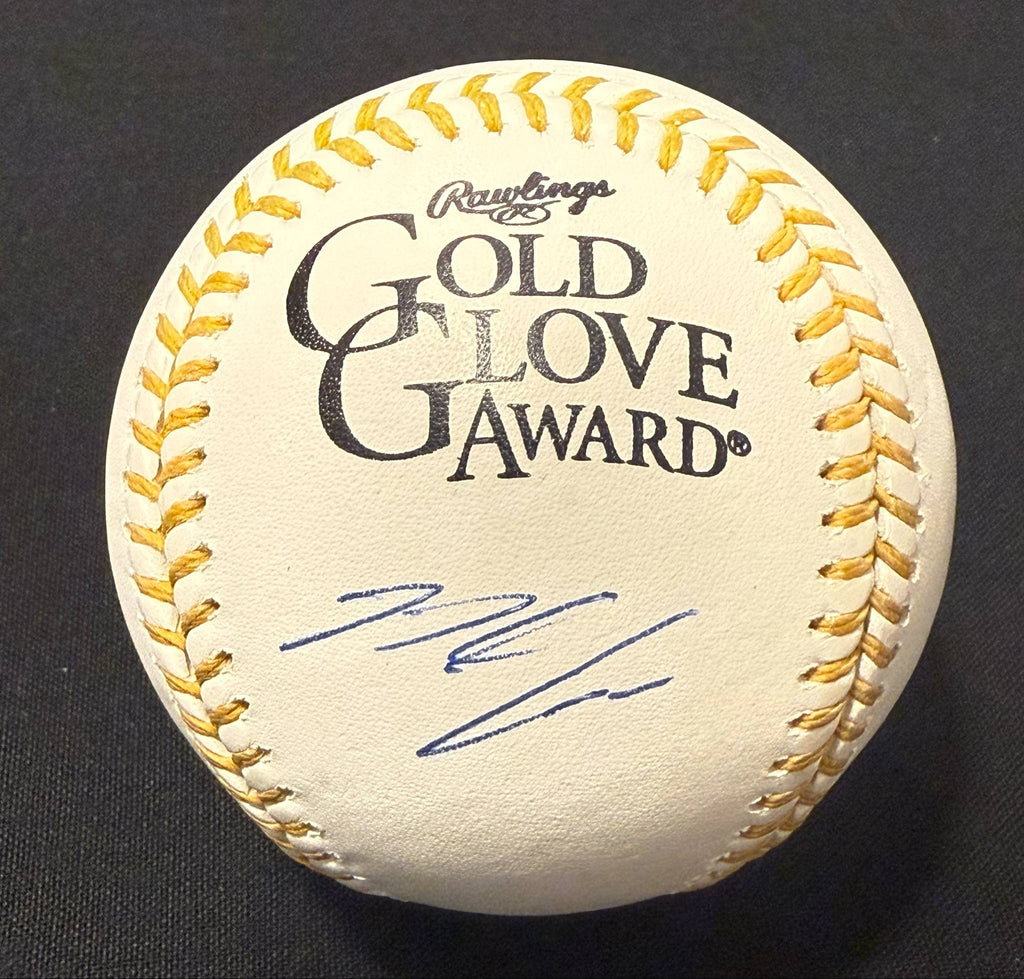 Nolan Arenado Signed/Autographed Gold Glove Baseball JSA