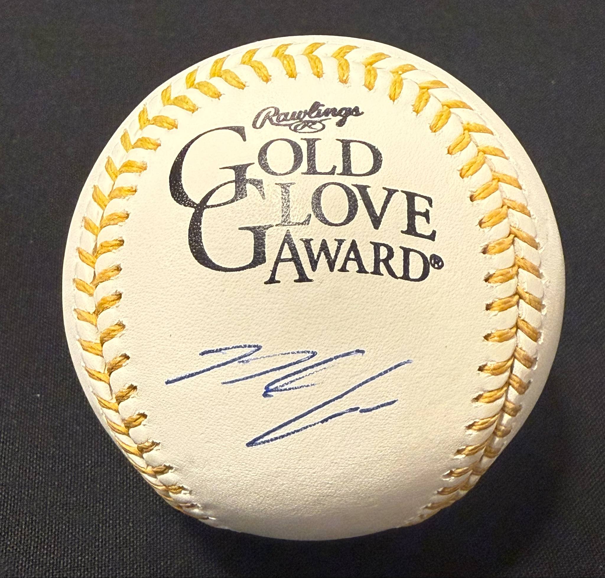 Nolan Arenado Signed/Autographed Gold Glove Baseball JSA