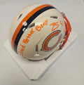 Chicago Bears Zavion Thomas Signed Retro Mini Helmet JSA "GOOD BETTER BEST"