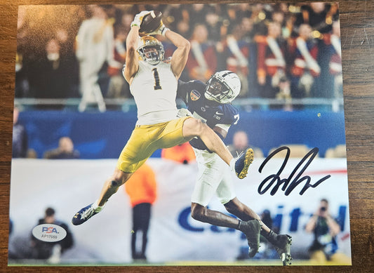 Auto/Autographed Jaden Greathouse Orange Bowl Hand in Air 8x10 PSA COA