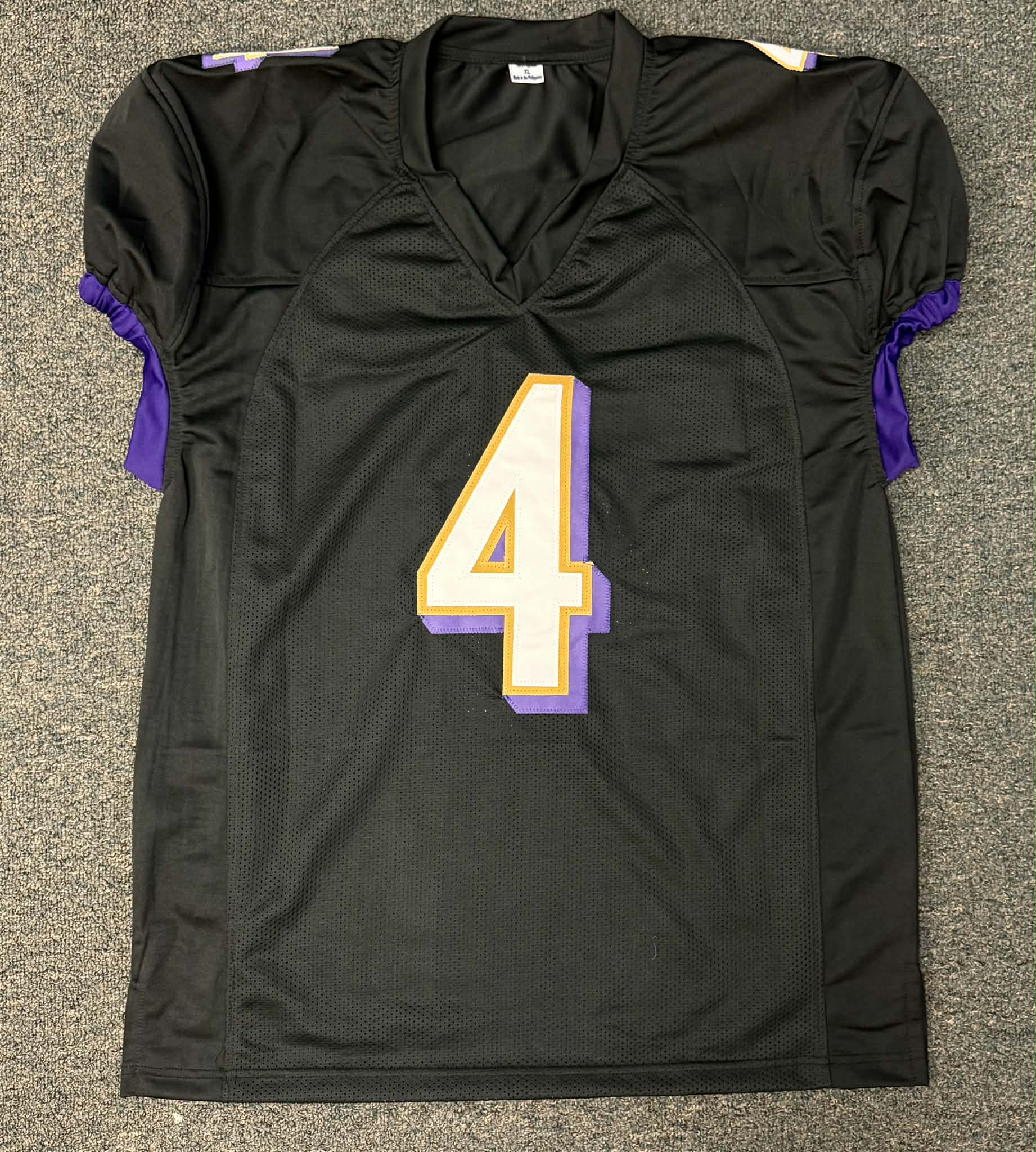 Zay Flowers Autographed Black Game Cut Style Jersey - JSA WITNESS