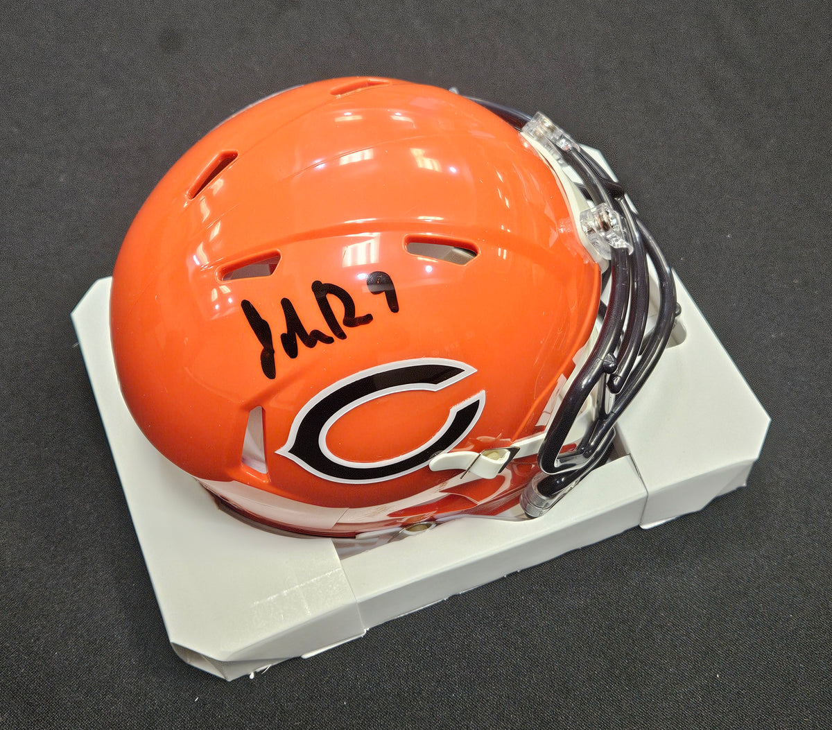 Jahdae Walker Chicago Bears Signed Alt Mini Football Helmet (GTSM WITNESS COA)
