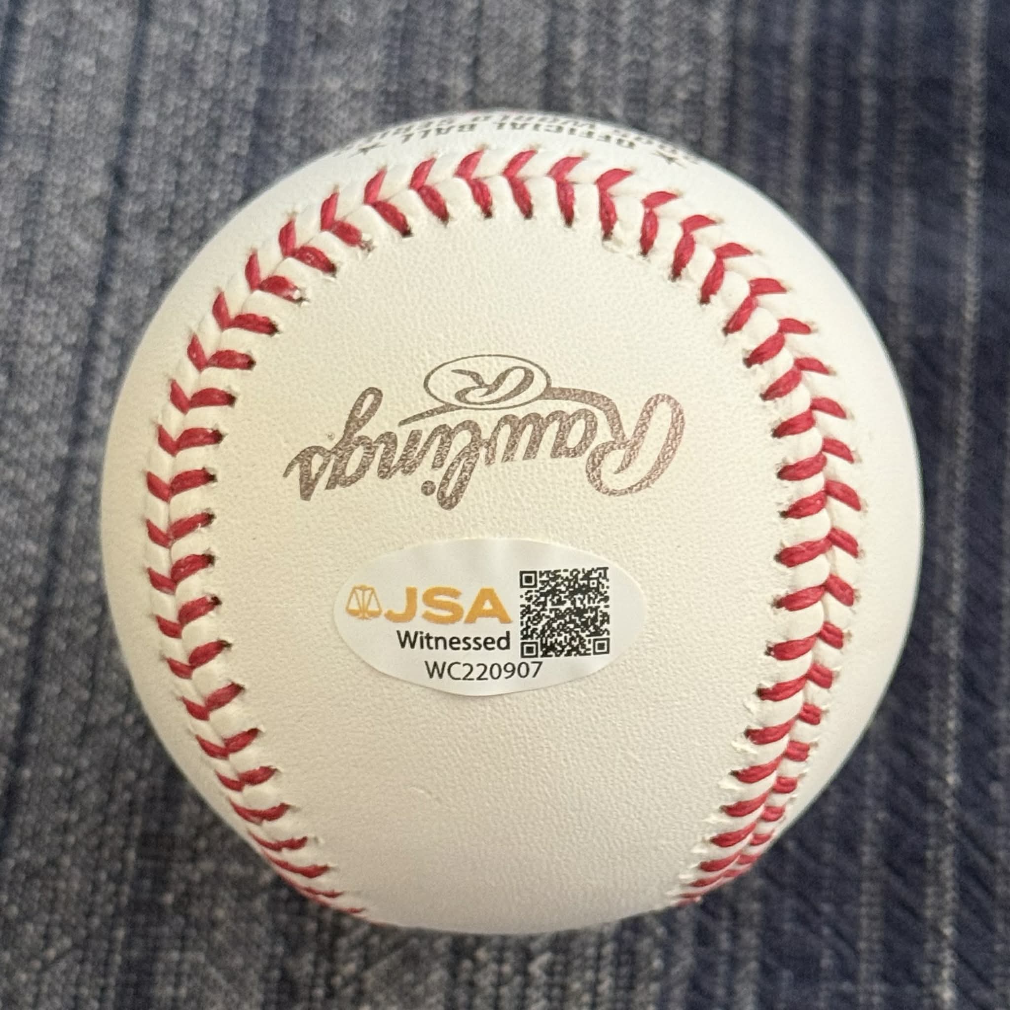 Frank Thomas SIGNED/AUTOGRAPHED World Series 2005 Logo JSA WITNESS