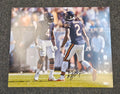 DJ MOORE & D'ANDRE SWIFTSIGNED AUTOGRAPHED 16x20 PHOTO CHICAGO BEARS BECKETT COA