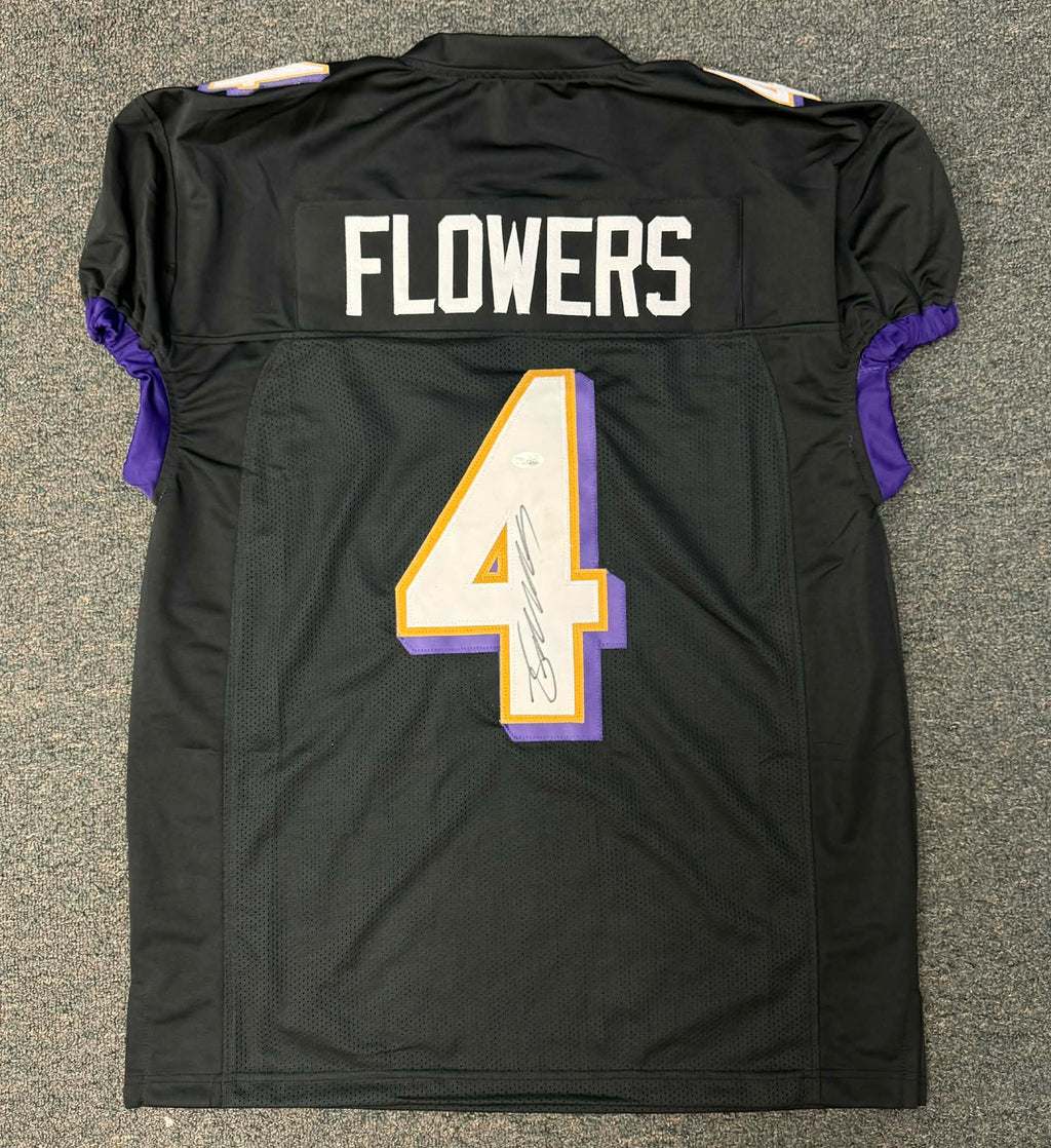 Zay Flowers Autographed Black Game Cut Style Jersey - JSA WITNESS