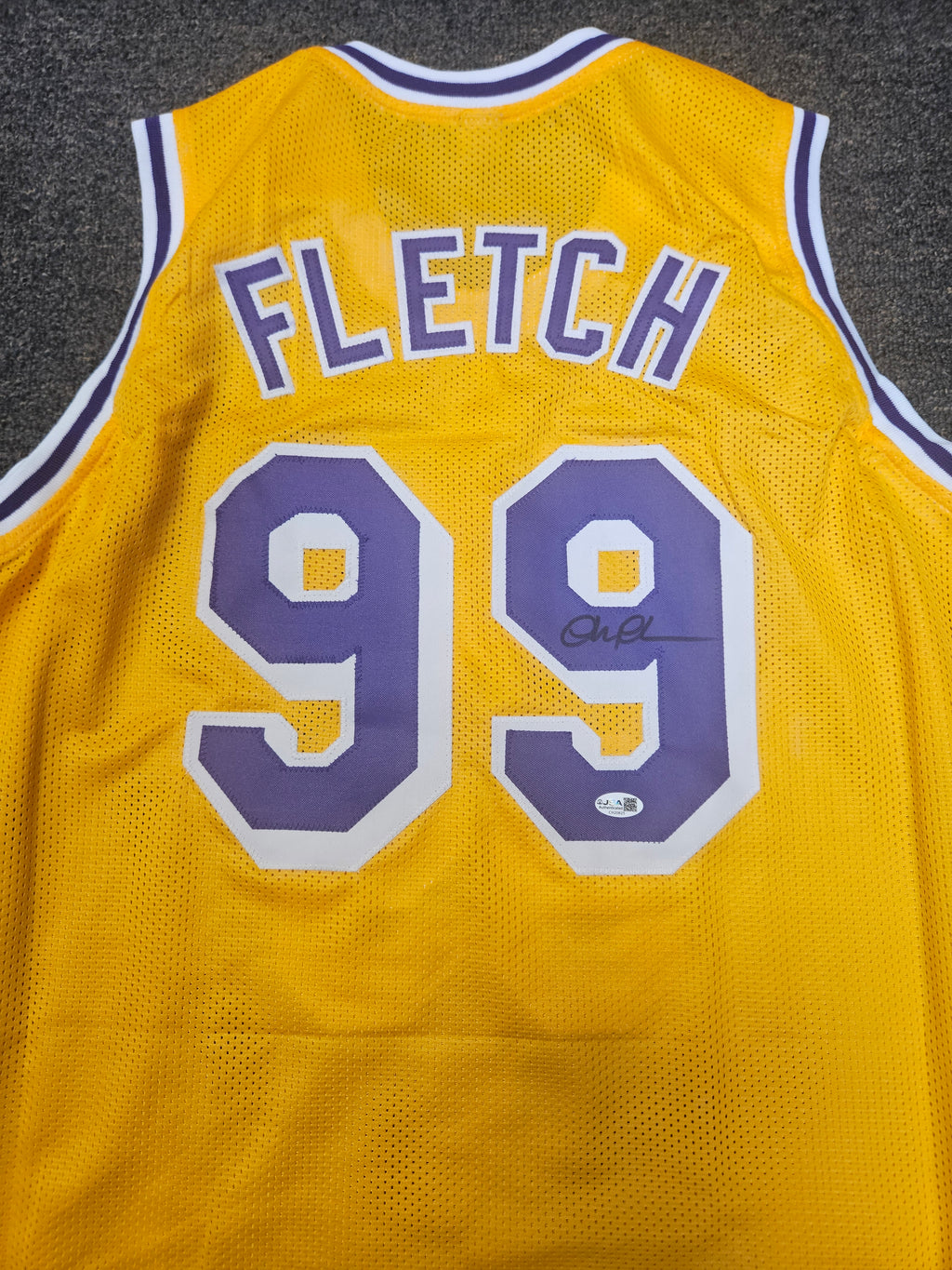Chevy Chase Autographed Fletch Custom Basketball Jersey - JSA COA