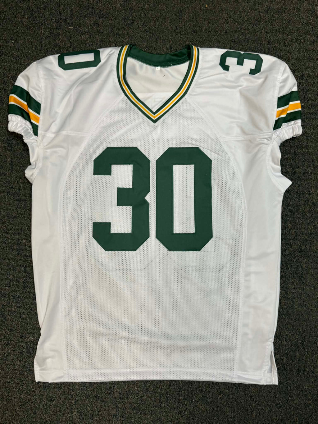 Ahman White Signed Custom Green Bay Packers Jersey JSA WITNESS COA GAME Cut