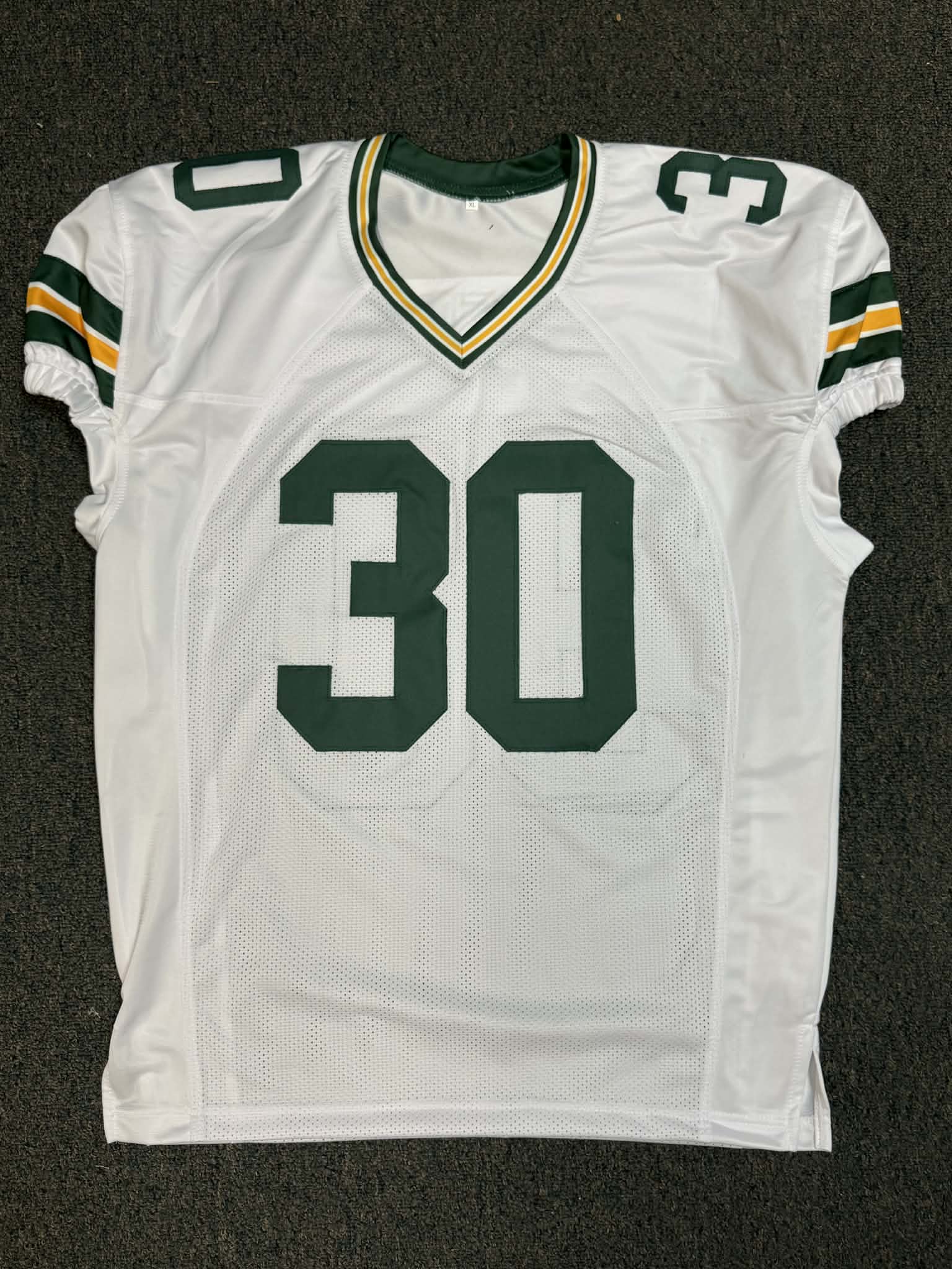 Ahman White Signed Custom Green Bay Packers Jersey JSA WITNESS COA GAME Cut