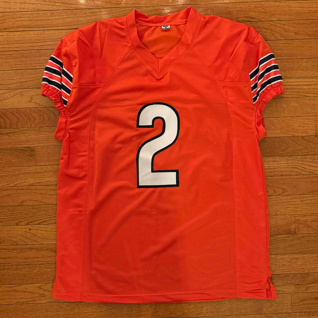 D.J Moore Chicago Bears Custom Alt Orange Autographed/Signed JSA COA